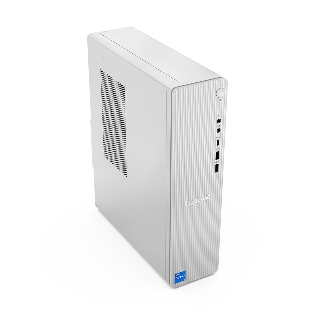 Lenovo Tower Desktop PC - Intel Core i3-14100 8Gb 512Gb SSD Windows 11 - Grey (Grade A1 - Like New)
