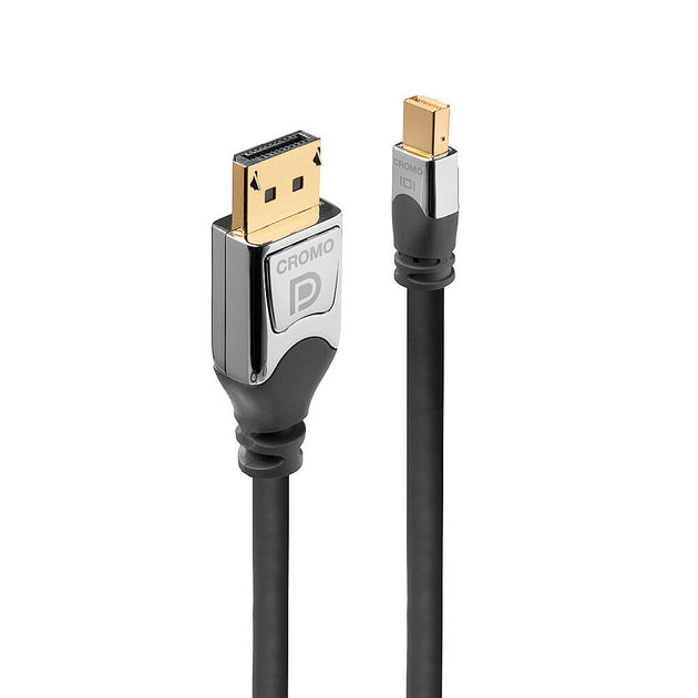 Lindy 2m CROMO Mini DisplayPort to DisplayPort Cable | Back to the Office
