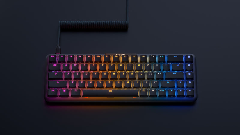 Fnatic STREAK65 LP keyboard Gaming USB QWERTY US International Black