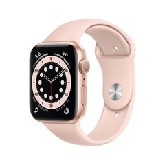 Apple Watch Series 6 GPS, 40mm Gold Aluminium Case with Pink Sand Sport Band - Regular