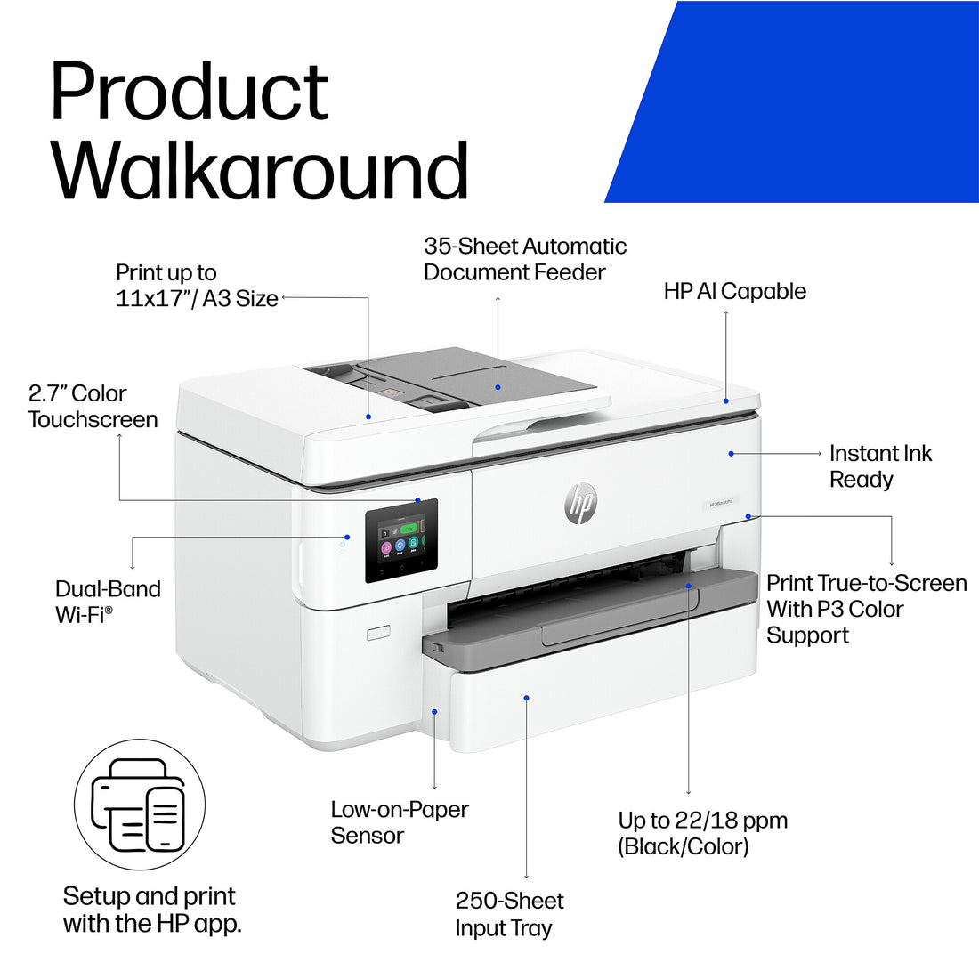 HP OfficeJet Pro 9724 Color Printer - image 4
