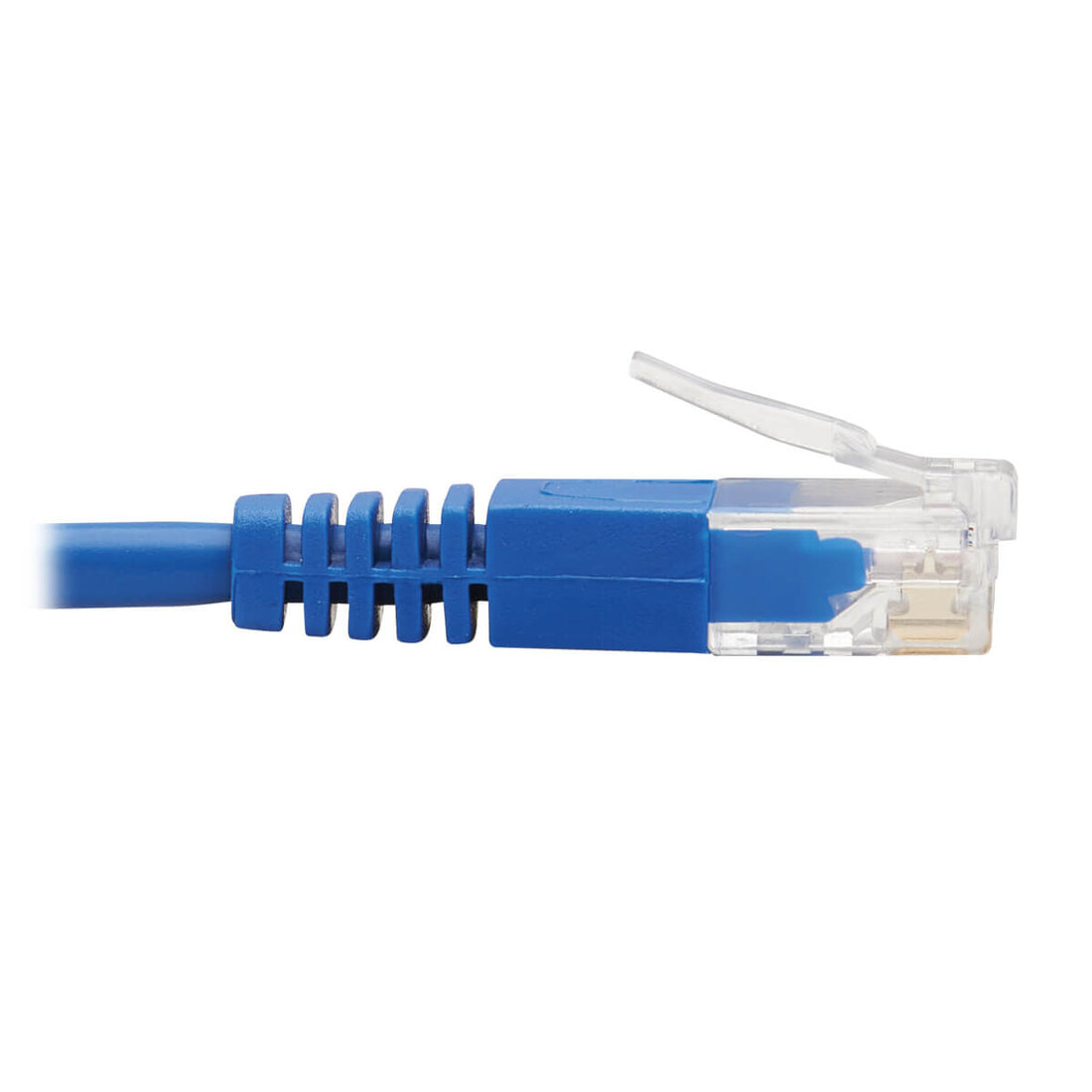 Tripp Lite N204-S15-BL-RA Right-Angle Cat6 Gigabit Molded Slim UTP Ethernet Cable (RJ45 Right-Angle M to RJ45 M), Blue, 15 ft. (4.57 m)