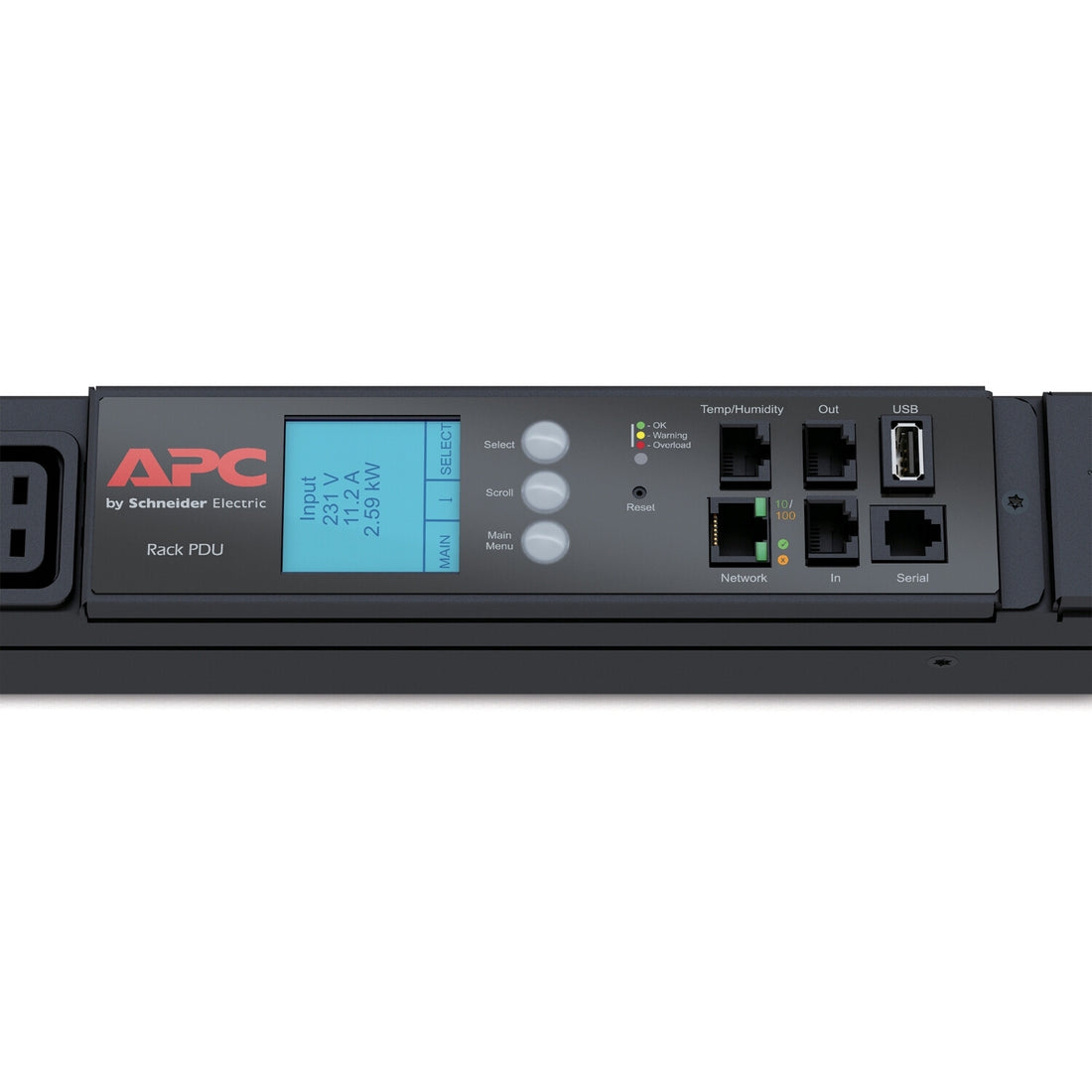 APC Rack PDU 2G, Metered, ZeroU, 23.0kW, 240V, (30) C13 & (12) C19 - image 3