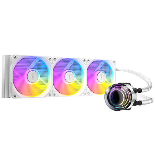 Antec Vortex Lum 360 ARGB All in One CPU Cooler - White