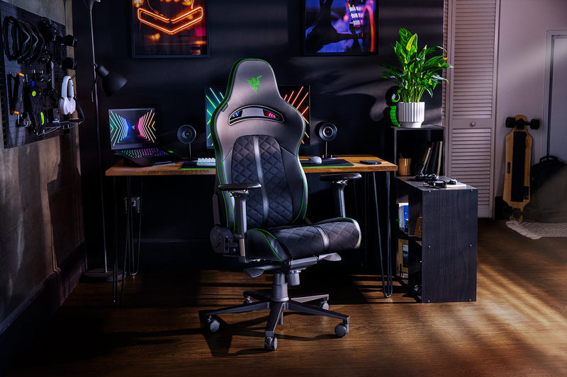 Razer Enki Gaming Chair - Black / Green