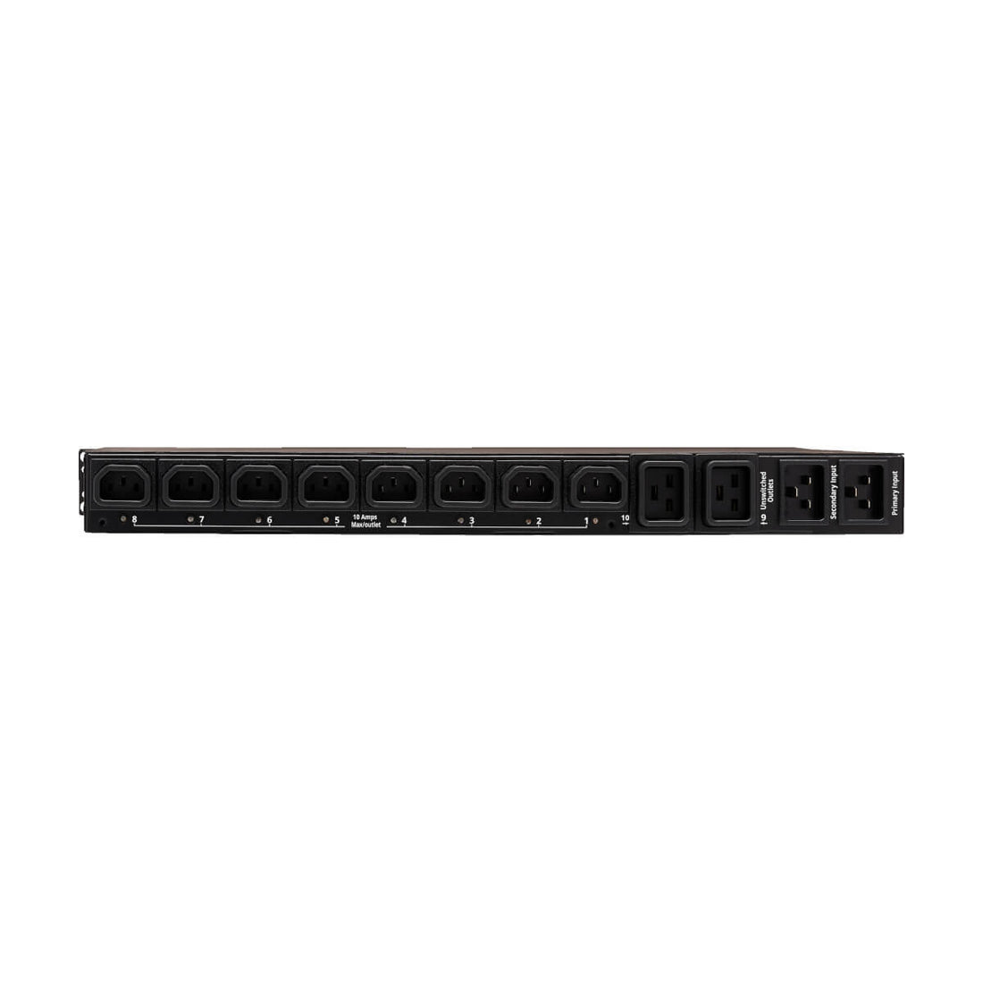 Eaton PDUMH20HVATNET 3.8kW Single-Phase Switched Automatic Transfer Switch PDU, Two 200-240V C20 Inlets, 8 C13 - image 5