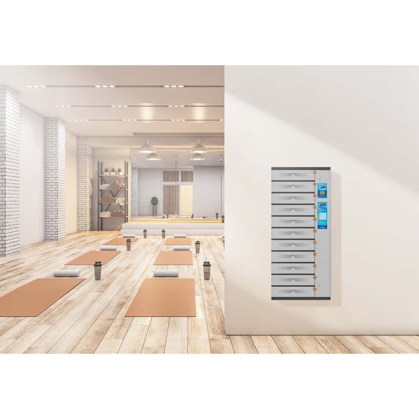 Manhattan Kiosk Laptop Charging Cabinet USB-C 65W 11-bay (individual compartment - PIN locked), Suitable for - image 4