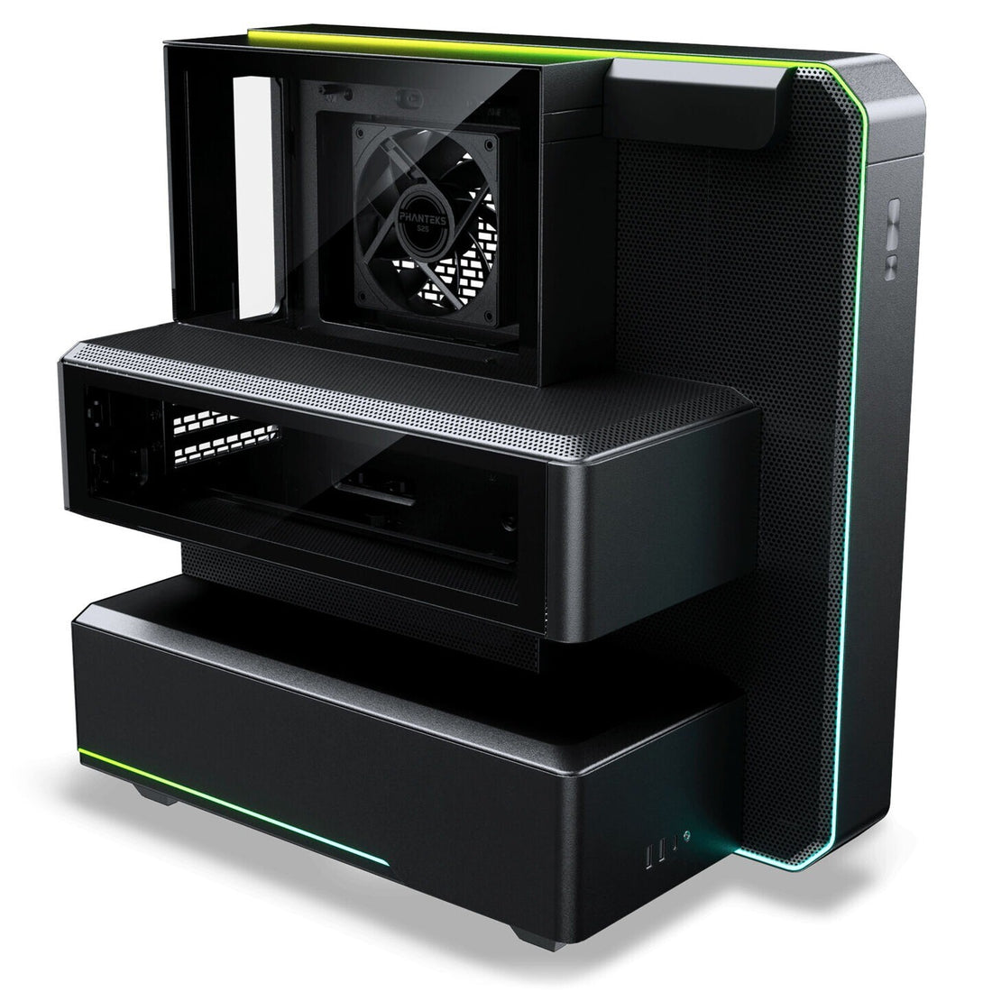 Phanteks EX5 Mid Tower Chamber Case - Satin Black