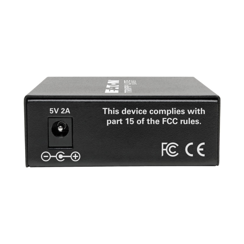 Tripp Lite N785-INT-SC-SM Gigabit Singlemode Fiber to Ethernet Media Converter, SC, 1310 nm, 20 km (12.4 mi.)