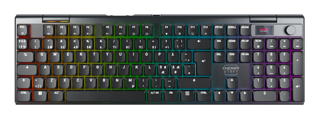 CHERRY XTRFY MX 10.1 Wireless keyboard Gaming USB + RF Wireless + Bluetooth QWERTY Nordic Black