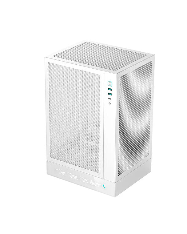 Deepcool CH170 Digital White Mini-ITX Case - White