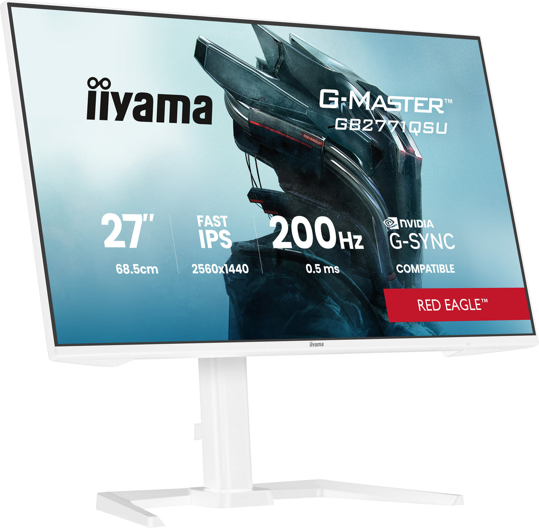 iiyama G-MASTER GB2771QSU-W1 computer monitor 27" 2560 x 1440 pixels Wide Quad HD LCD White - image 5