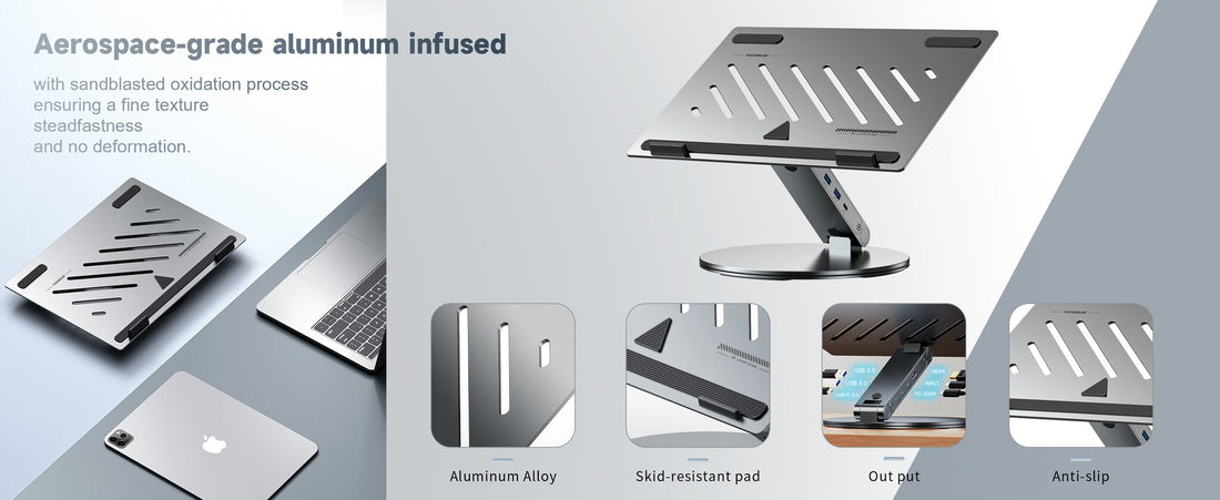 Origin Storage Laptop Stand with 6in1 Hub - image 2