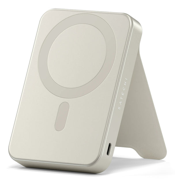 Satechi ST-B10Q2SW power bank 10000 mAh Wireless charging Sand | Back ...