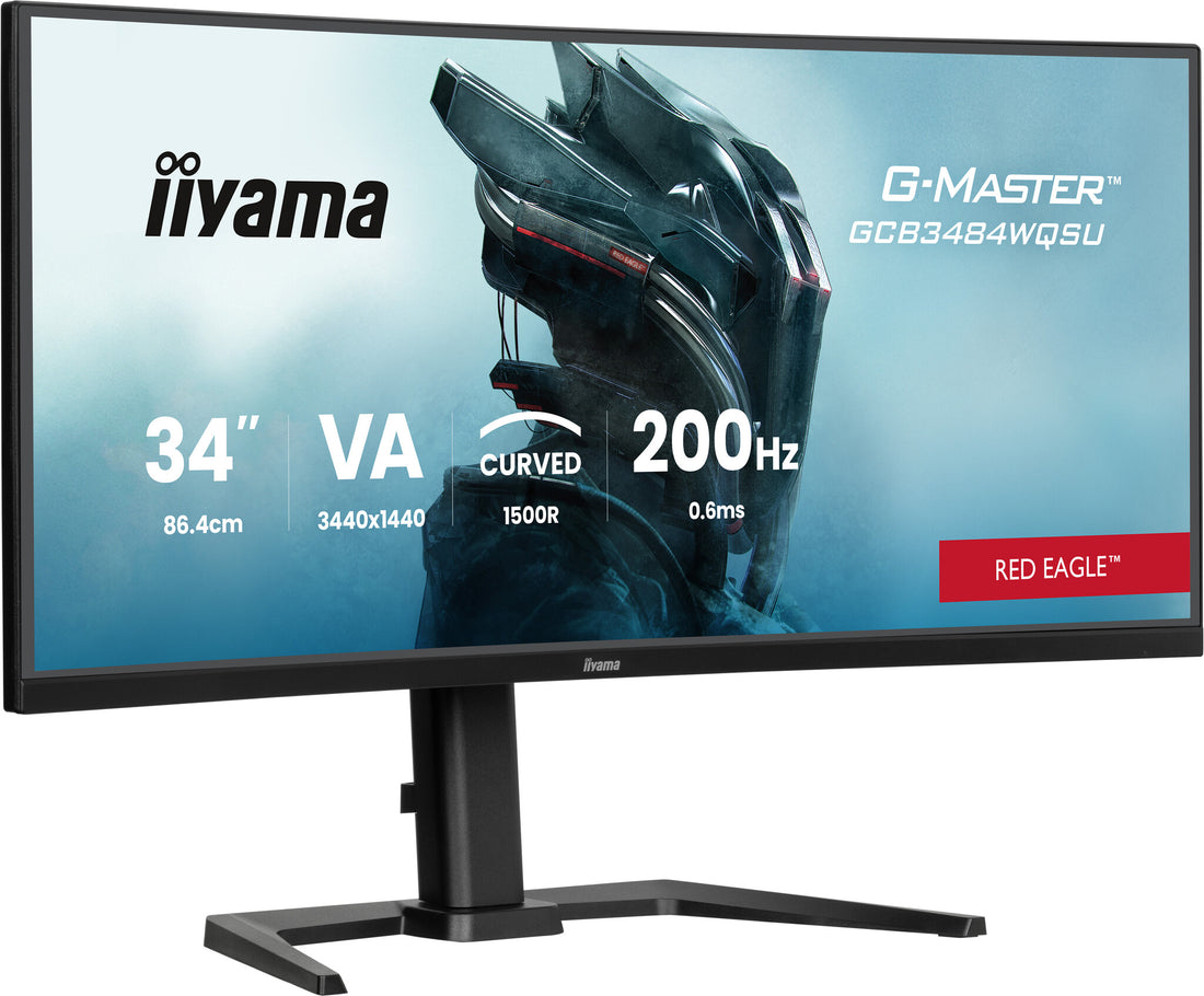 iiyama G-MASTER GCB3484WQSU-B2 computer monitor 34" 3440 x 1440 pixels UltraWide Quad HD LCD Black - image 2