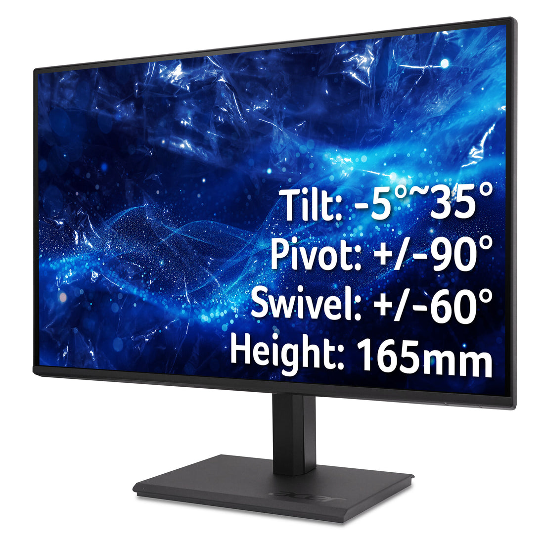 Acer Vero B7 Vero B277G 27" Full HD 16:9 ZeroFrame IPS 120Hz 4ms AdaptiveSync USB-Hub Computer Monitor - image 3