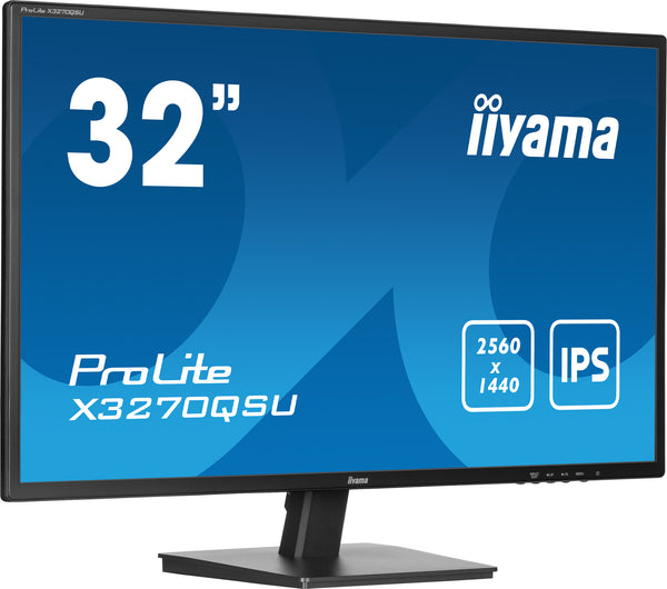 iiyama ProLite 31.5" QHD Monitor (X3270QSU-B1)