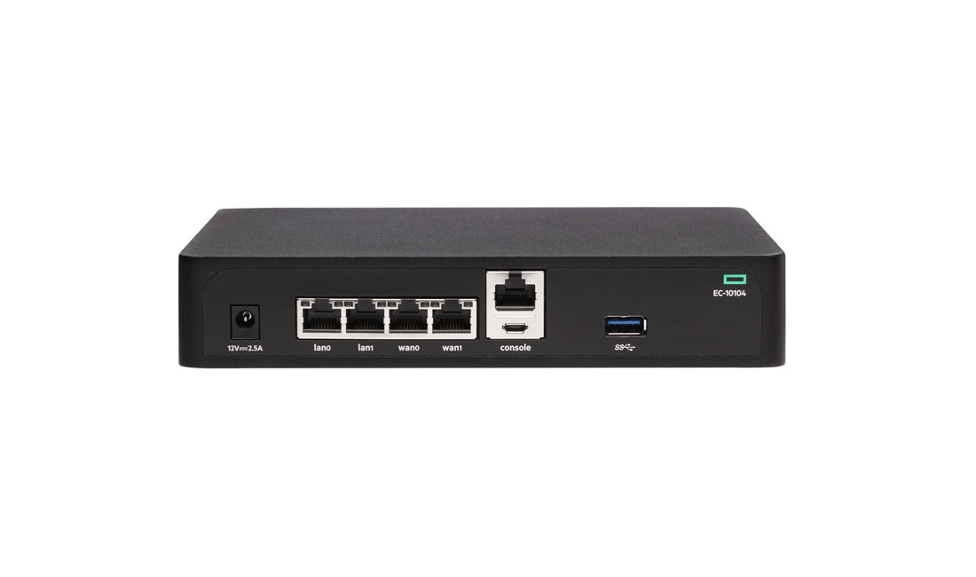 HPE Aruba Networking EdgeConnect 10104 4x RJ45 TAA SD-WAN Gateway