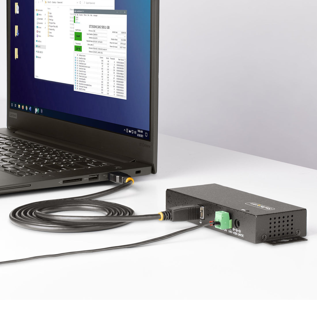 StarTech.com 7-Port Managed USB Hub with 7x USB-A, Heavy Duty with Metal Industrial Housing, ESD & Surge - image 9