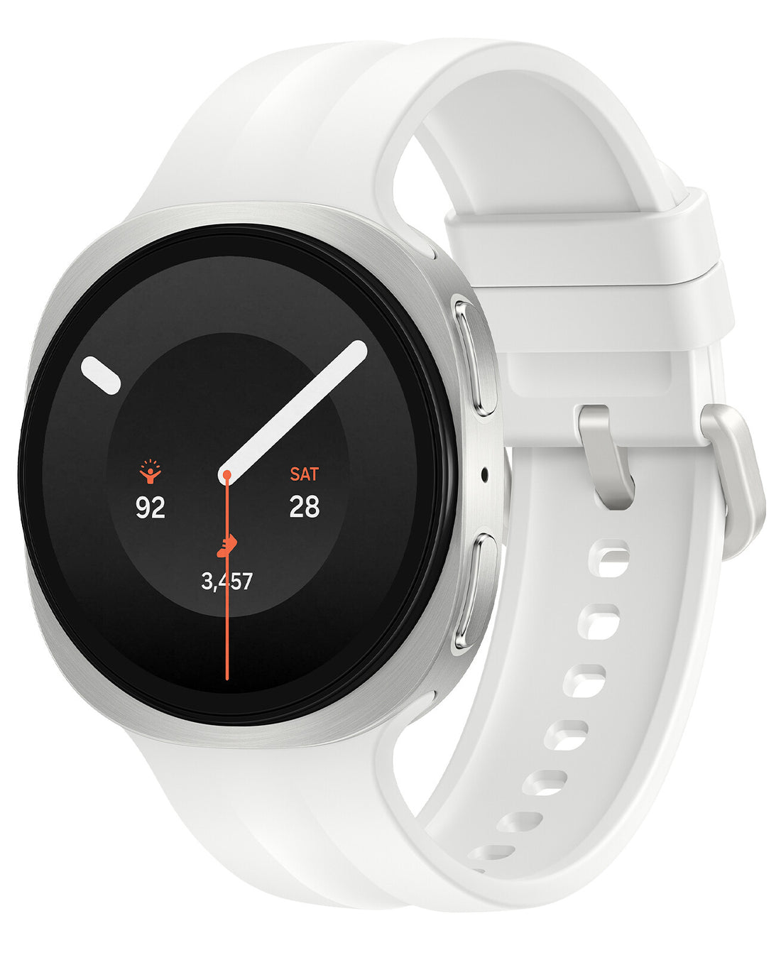 Samsung Galaxy Watch9 1.3" AMOLED 40 mm Digital 438 x 438 pixels Touchscreen Silver Wi-Fi GPS (satellite)