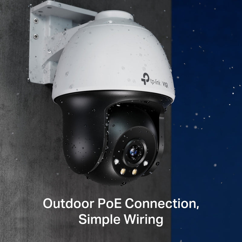 TP-Link VIGI 4MP Outdoor Full-Color Pan Tilt Network Camera
