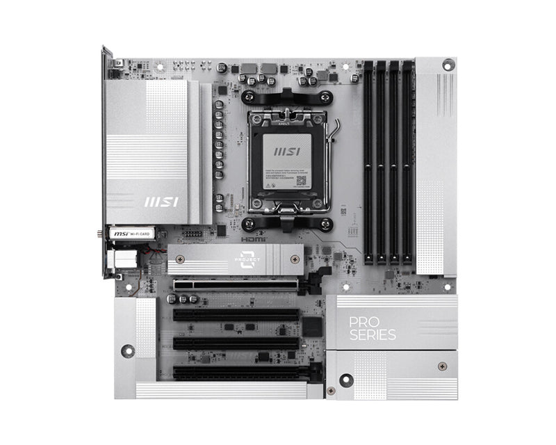 MSI AM5 PRO B850M-A WIFI PZ M-ATX AMD B850 Socket AM5 micro ATX