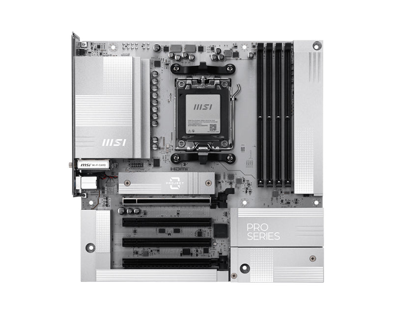 MSI AM5 PRO B850M-A WIFI PZ M-ATX AMD B850 Socket AM5 micro ATX