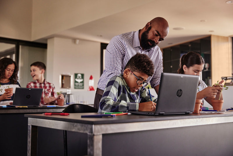 HP ProBook x360 Fortis 11 inch G9 Intel® Celeron® N5100 Hybrid (2-in-1) 29.5 cm (11.6") Touchscreen HD 8 GB DDR4-SDRAM 128 GB SSD Wi-Fi 5 (802.11ac) Windows 11 SE Education Black