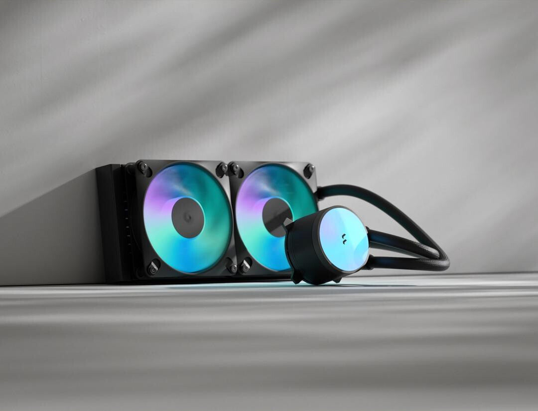 Fractal Design Radius 240 RGB Black Processor All-in-one liquid cooler 12 cm - image 2