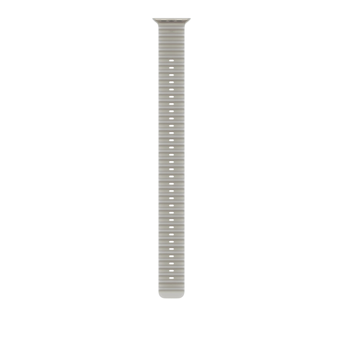 Apple 49mm Translucent Gray Ocean Band Extension - Natural Titanium Finish