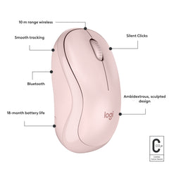 Logitech 910-007121 mouse Travel Ambidextrous Bluetooth