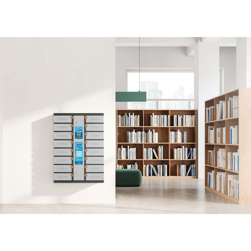 Manhattan Kiosk iPad 11"/Phone Charging Cabinet USB-C 30W 16-bay (individual compartment - PIN locked) - image 2