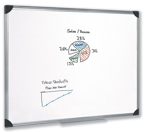 5Star 909315 magnetic board 1800 x 1200 mm Silver, White