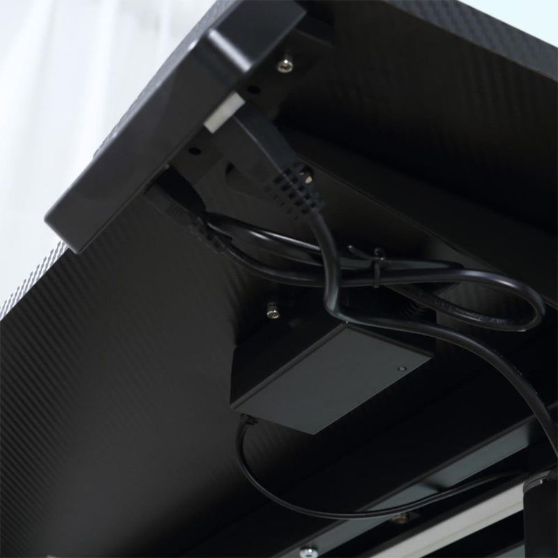 Vinsetto Electric Height Adjustable Standing Desk, 120 cm x 60 cm - Black