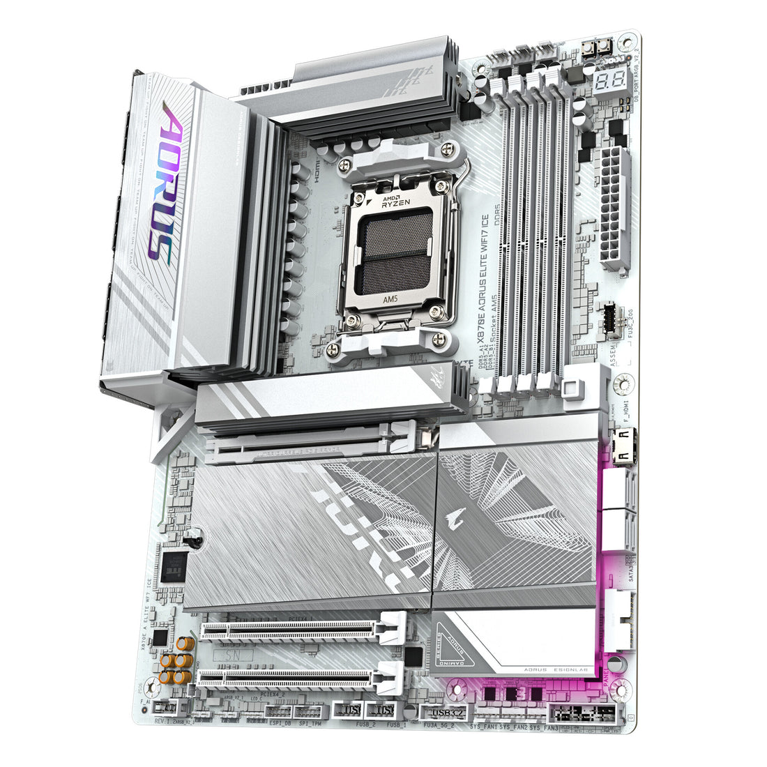 GIGABYTE X870E AORUS ELITE WIFI7 ICE Motherboard - image 4
