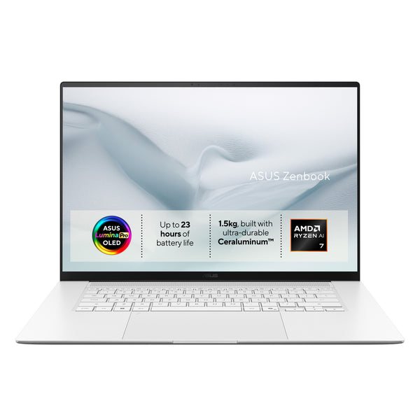 ASUS Zenbook S16 16" Laptop (90NB17H4-M00T20) - AMD Ryzen AI 7 445, 16GB RAM, 512GB SSD, Windows 11 Home