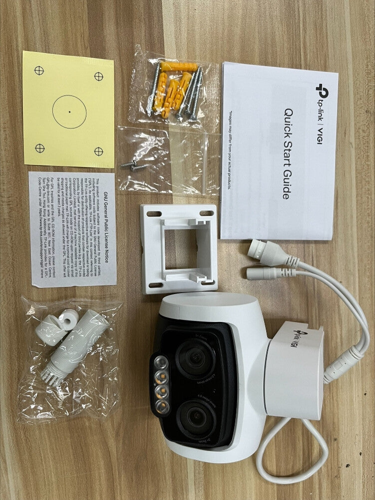 TP-Link VIGI 4MP Outdoor Full-Color Dual-Lens Varifocal Pan Tilt Network Camera