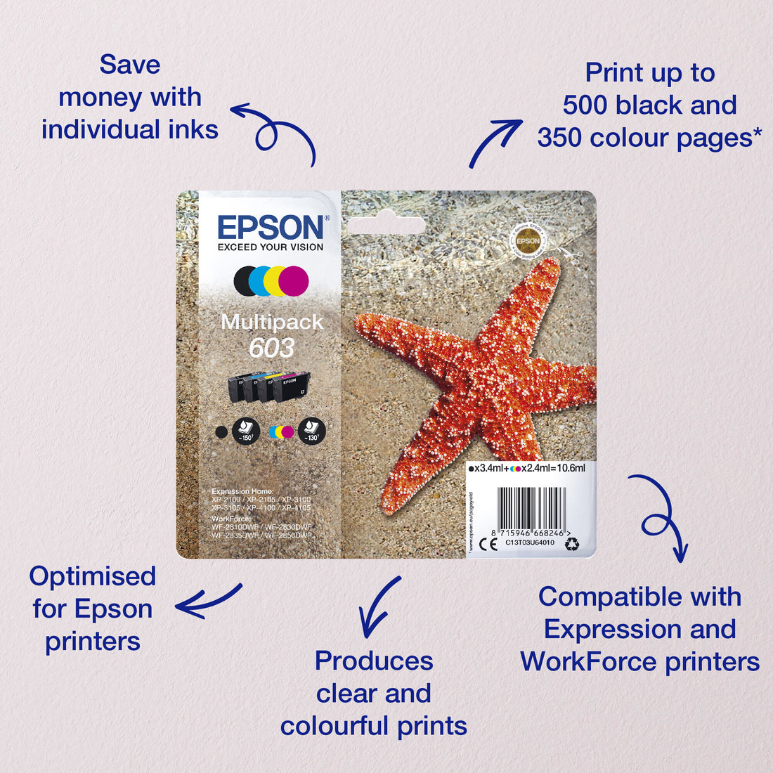 Epson Singlepack Cyan 603 Ink - image 6
