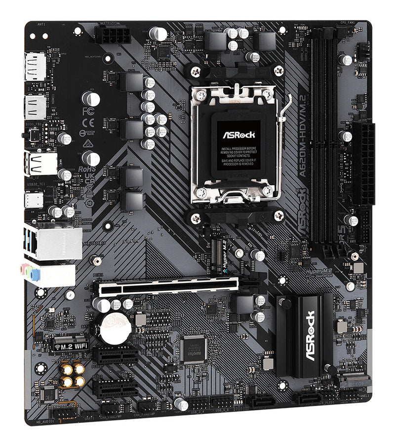 Asrock A620M-HDV/M.2 AMD A620 Socket AM5 micro ATX