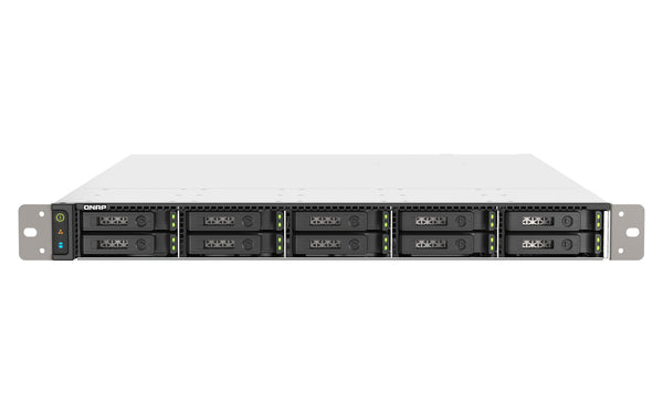 QNAP TS-h1090FU NAS Rack (1U) EPYC 7302P 128 GB DDR4 0 TB QuTS hero Black, Grey