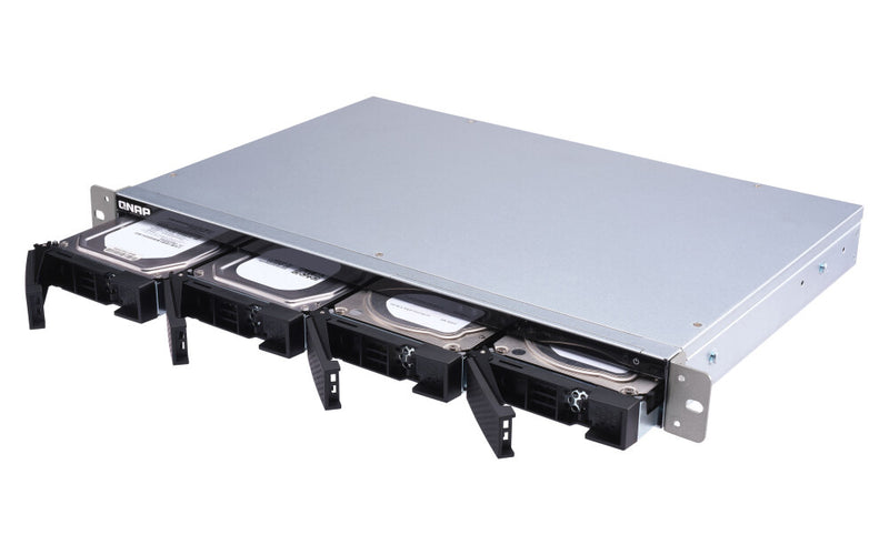 Origin Storage 4-Bay quad-core 1.7 GHz short-depth rackmount NAS with 100W power supply 8GB DDR3 SODIMM RAM