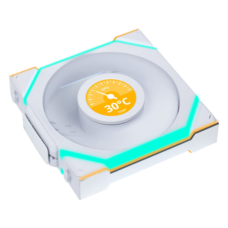 Lian Li UNI FAN SL Wireless LCD 120 Computer case 12 cm White 3 pc(s)