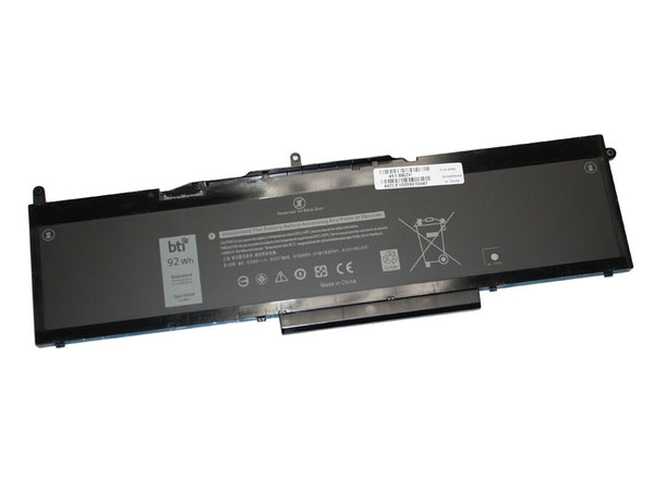 BTI VG93N compatible 92Wh 6-cell battery for Dell LATITUDE 15 5580 5590 5591 E5580 E5590 E5591 PRECISION 15 3520 3530
