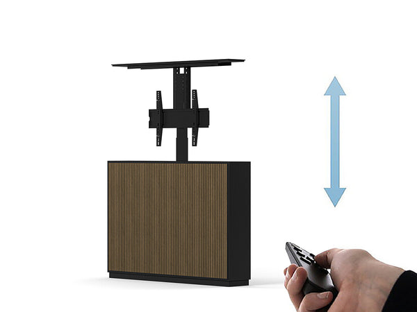 Multibrackets M AV Cabinet TV-Lift 55" Slimline Black/ Walnut