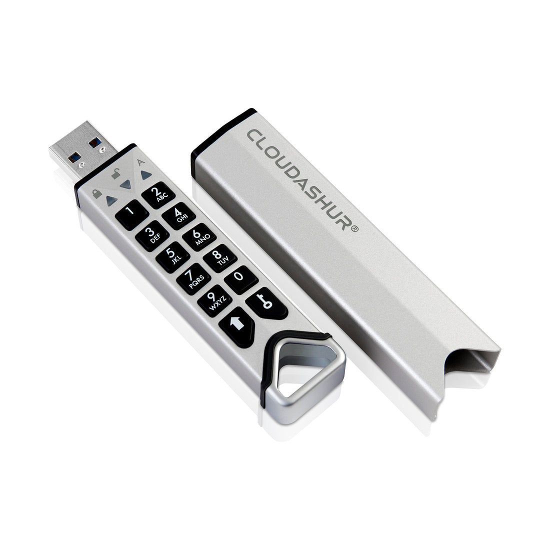 iStorage CloudAshur Hardware Security Module |data encryption module - encrypt, share & manage your data in the cloud| Password Protected, Dust and Water Resistant, Portable, Military Grade Hardware Encryption - 5 Factor Authentication