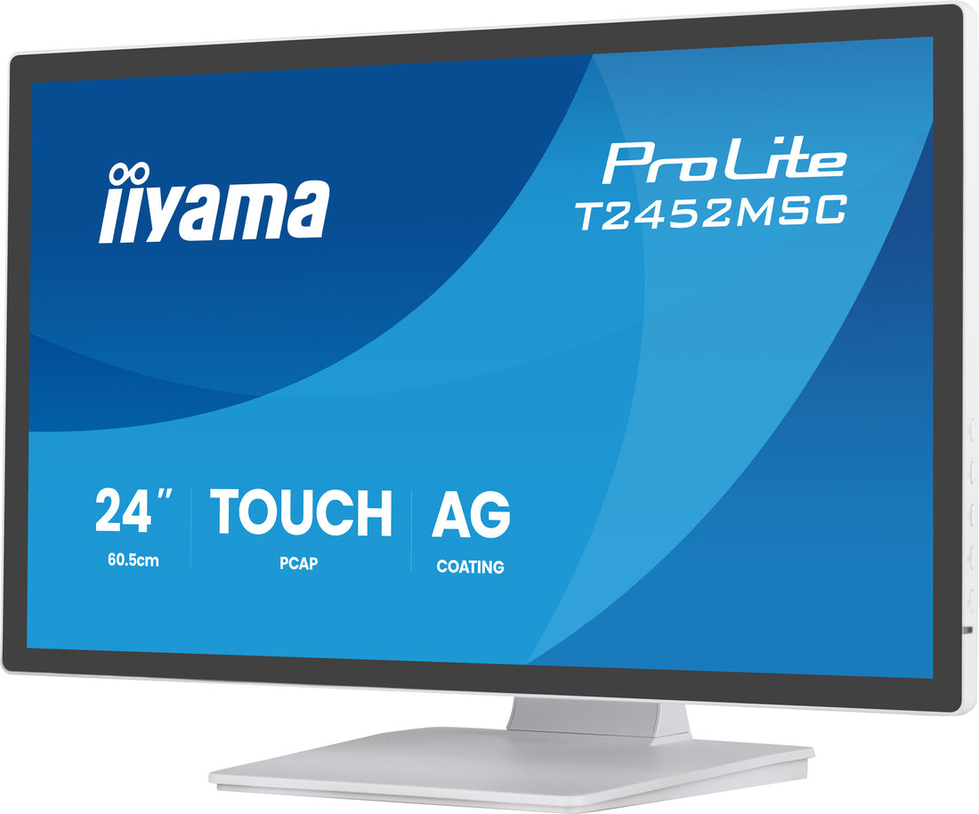 iiyama ProLite T2452MSC-W1AG computer monitor 24" 1920 x 1080 pixels Full HD LED Touchscreen White - image 4