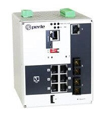 Perle IDS-509F2PP6-C2SD40-XT Managed Gigabit Ethernet (10/100/1000) Power over Ethernet (PoE) White