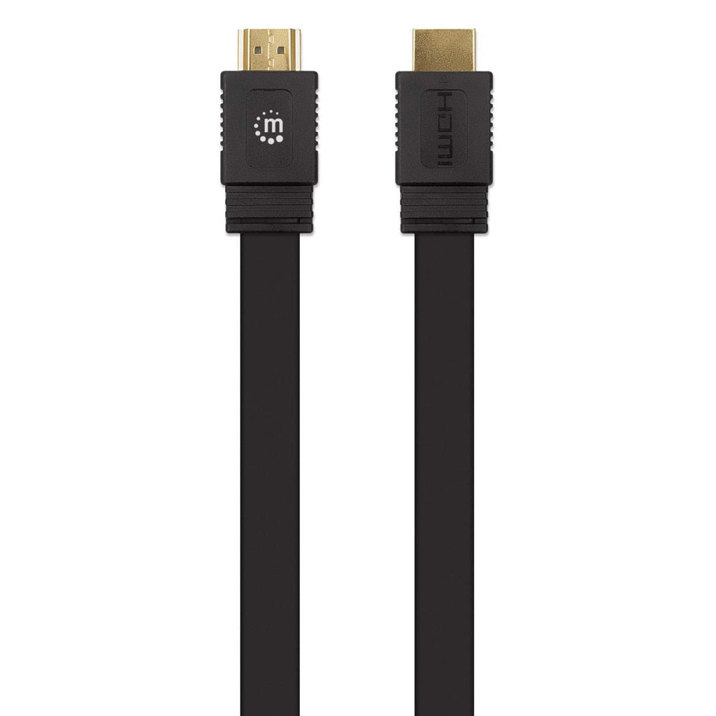 Manhattan HDMI 4K@60Hz Cable with Ethernet - Flat, 0.5m, Suitable for ALL 4K & 1080p/HD uses - when upgrading - image 3