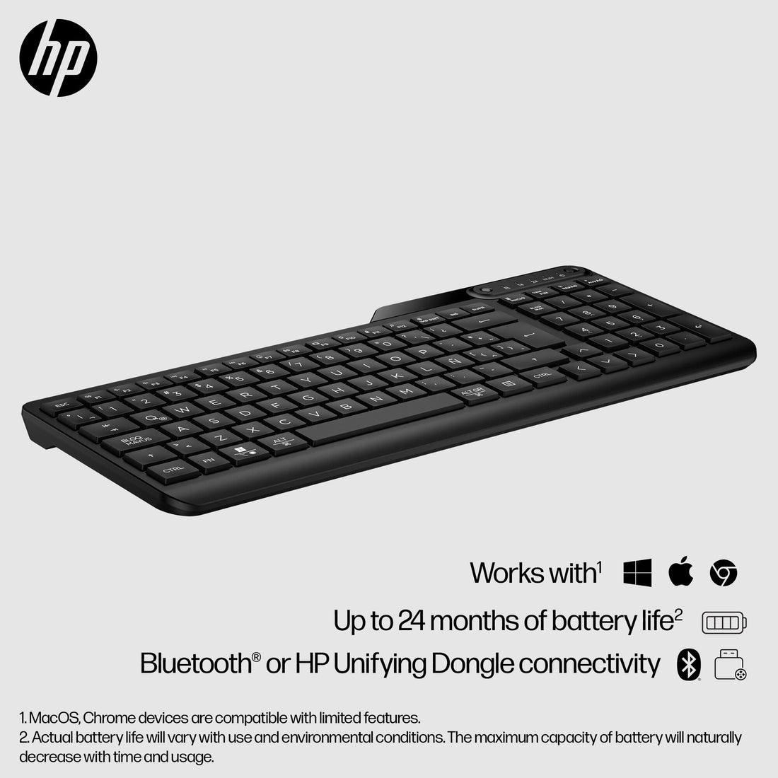 HP 475 Dual-Mode Wireless Keyboard - image 11
