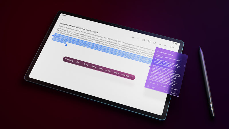 Lenovo Yoga Tab Plus Qualcomm Snapdragon 256 GB 32.3 cm (12.7") 16 GB Wi-Fi 7 (802.11be) Android 14 Teal